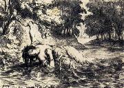 Eugene Delacroix The Death of Ophelia china oil painting artist